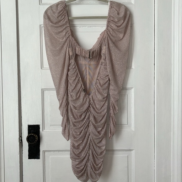 FOR LOVE AND LEMONS ALL THAT GLITTERS LONG SLEEVE MINI DRESS - Picture 6 of 11